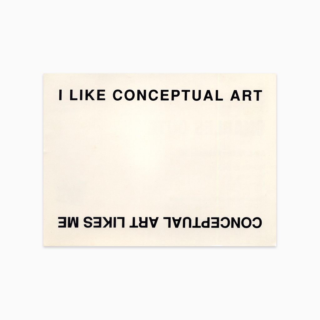 I Like Conceptual Art/Conceptual Art Likes Me