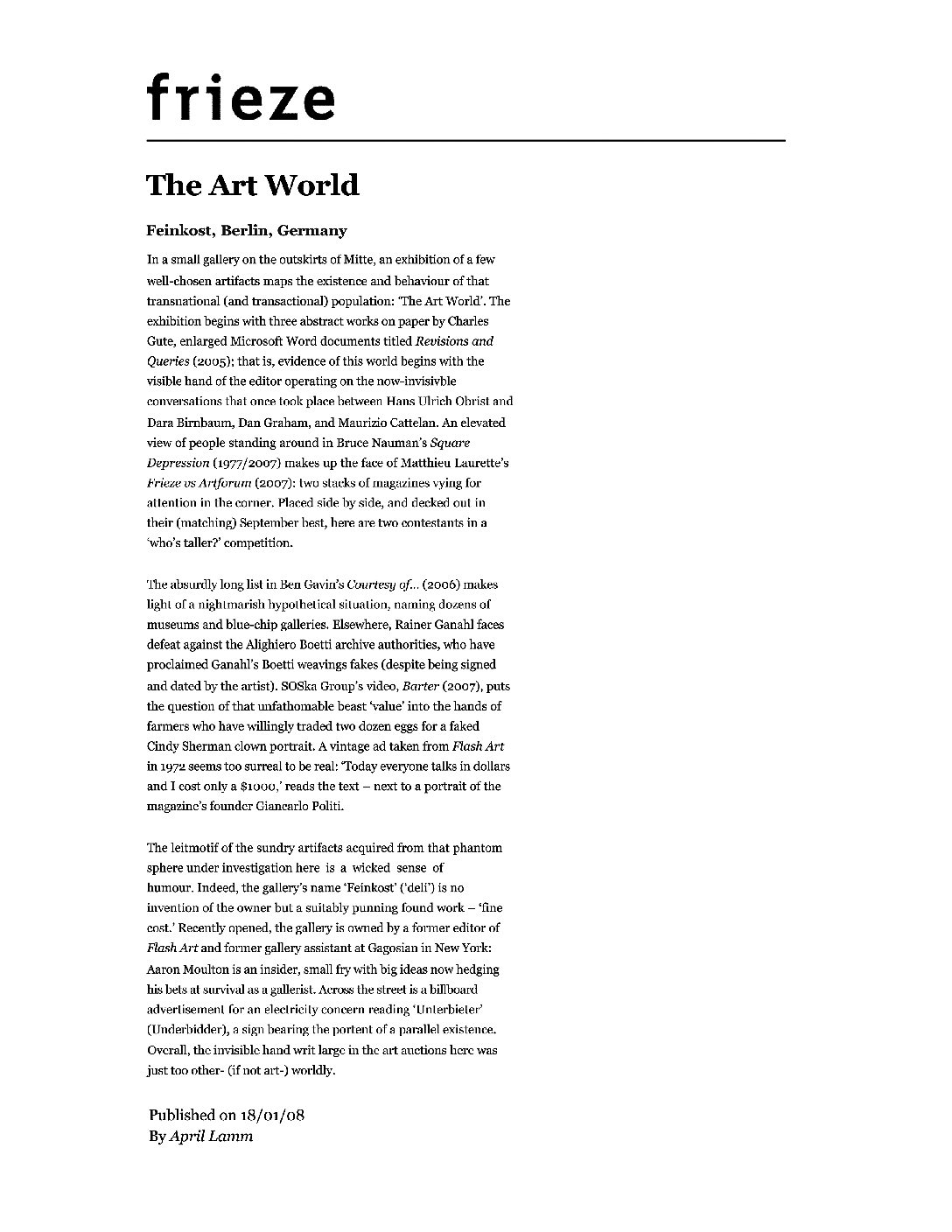 Frieze review