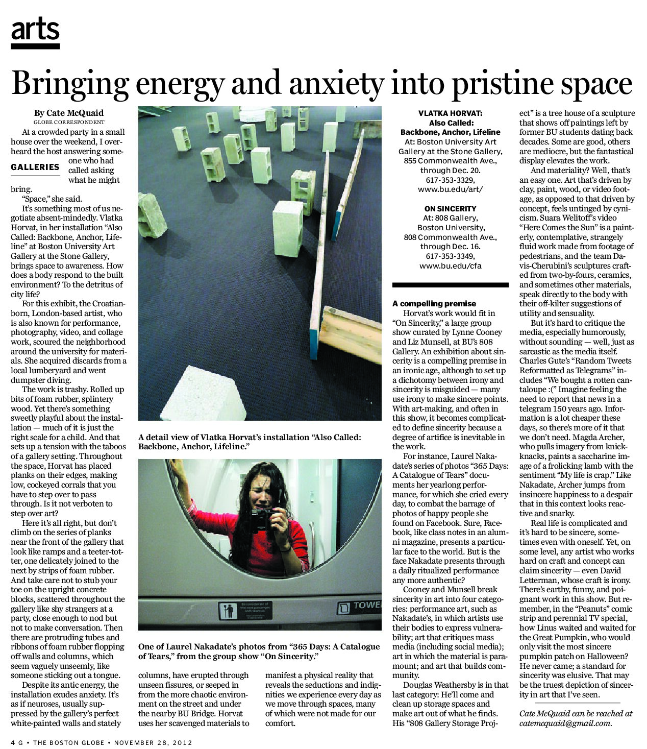 Boston Globe Review