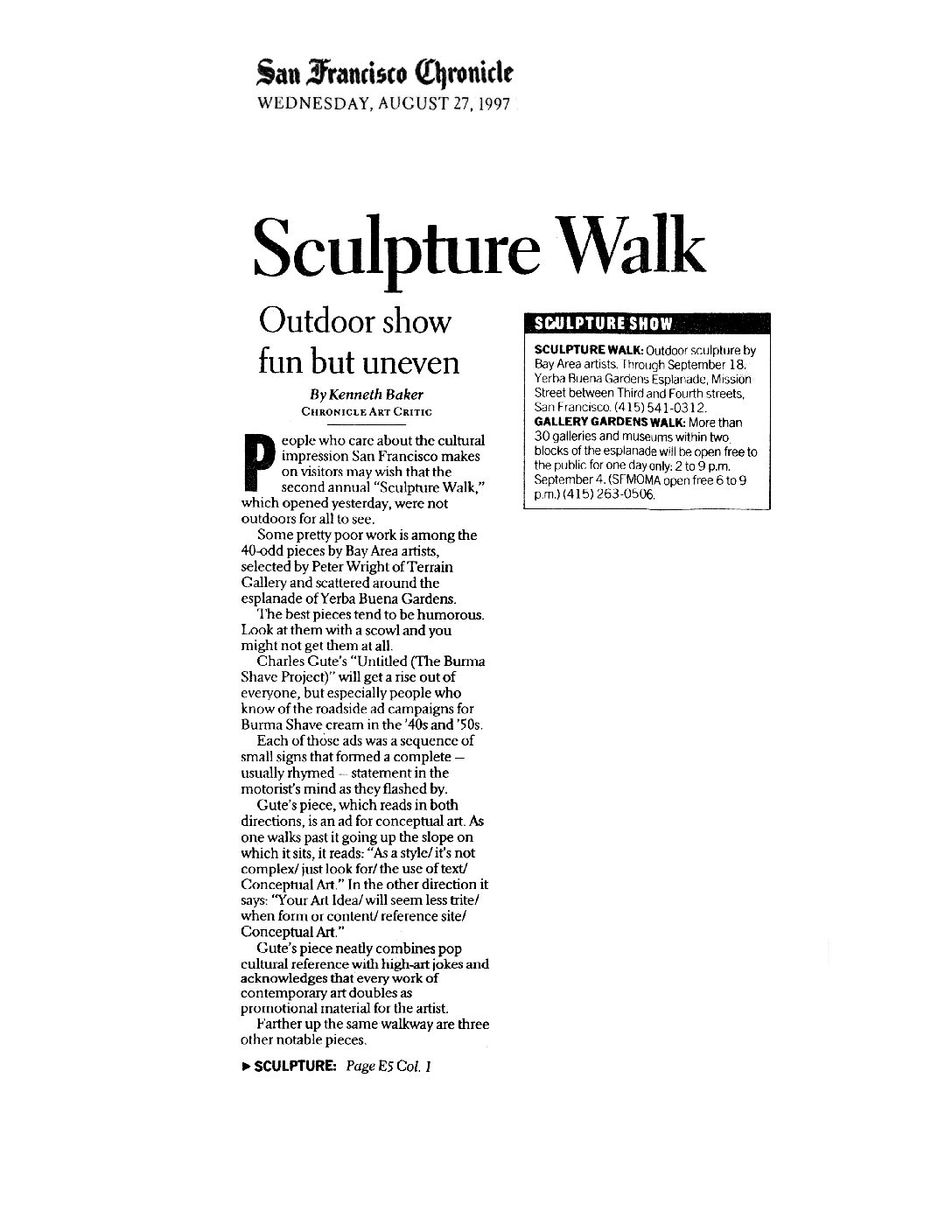 SF Chronicle review