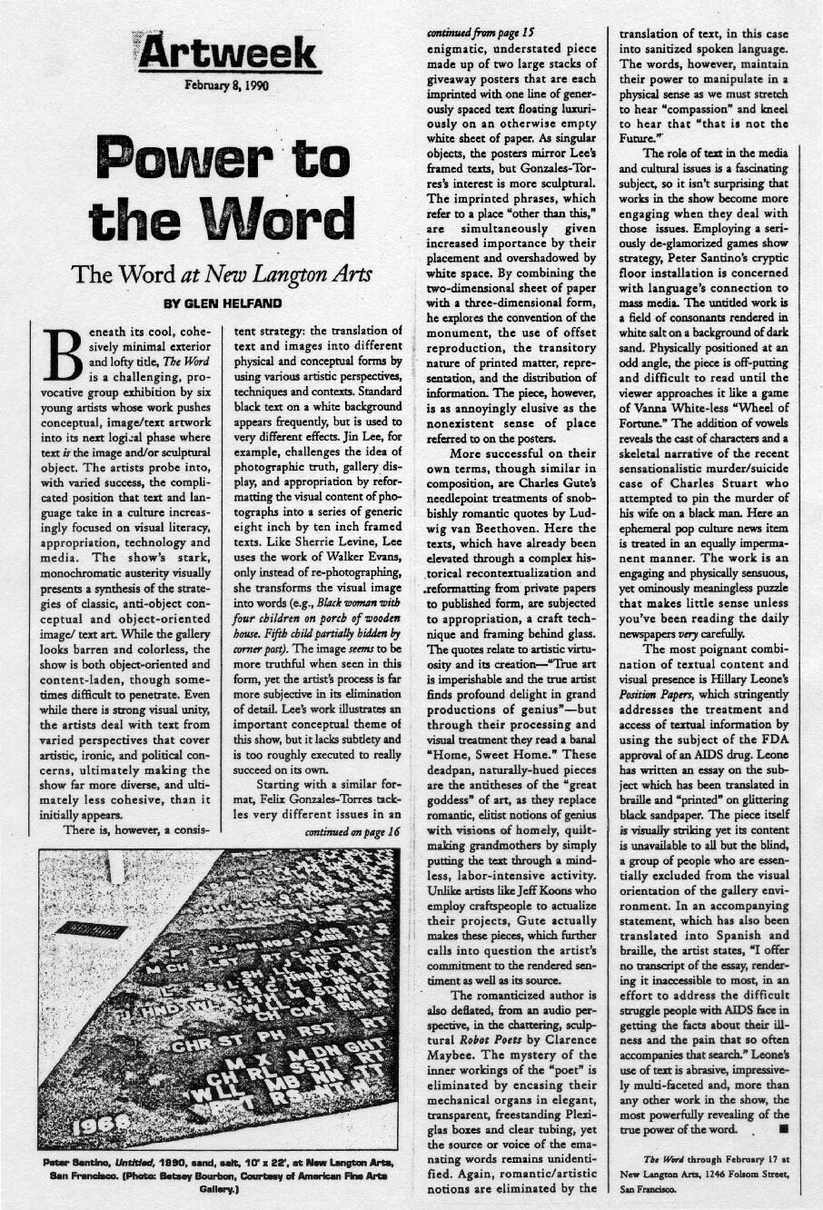 Artweek review