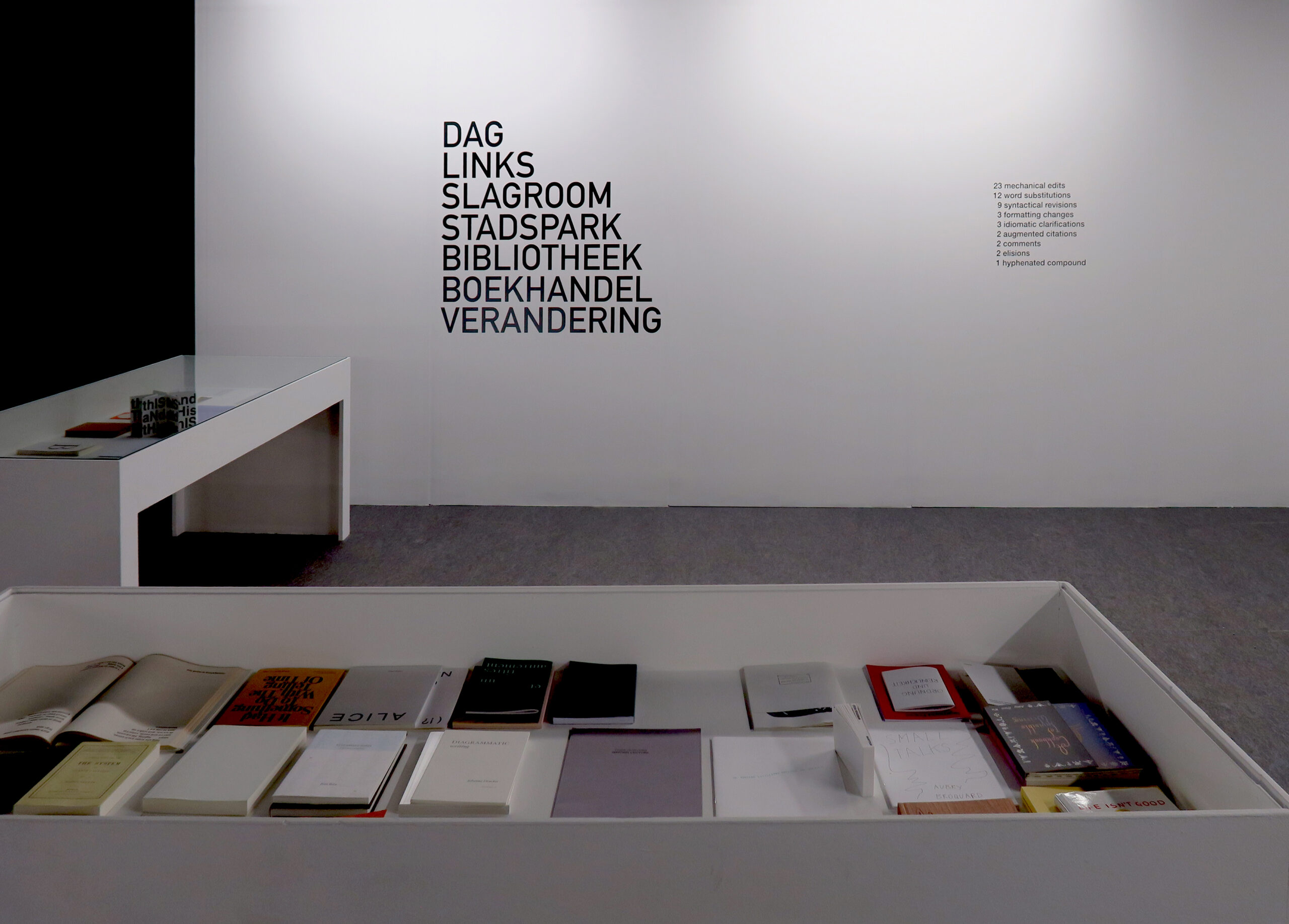 Words and a book and a belief that the world is words