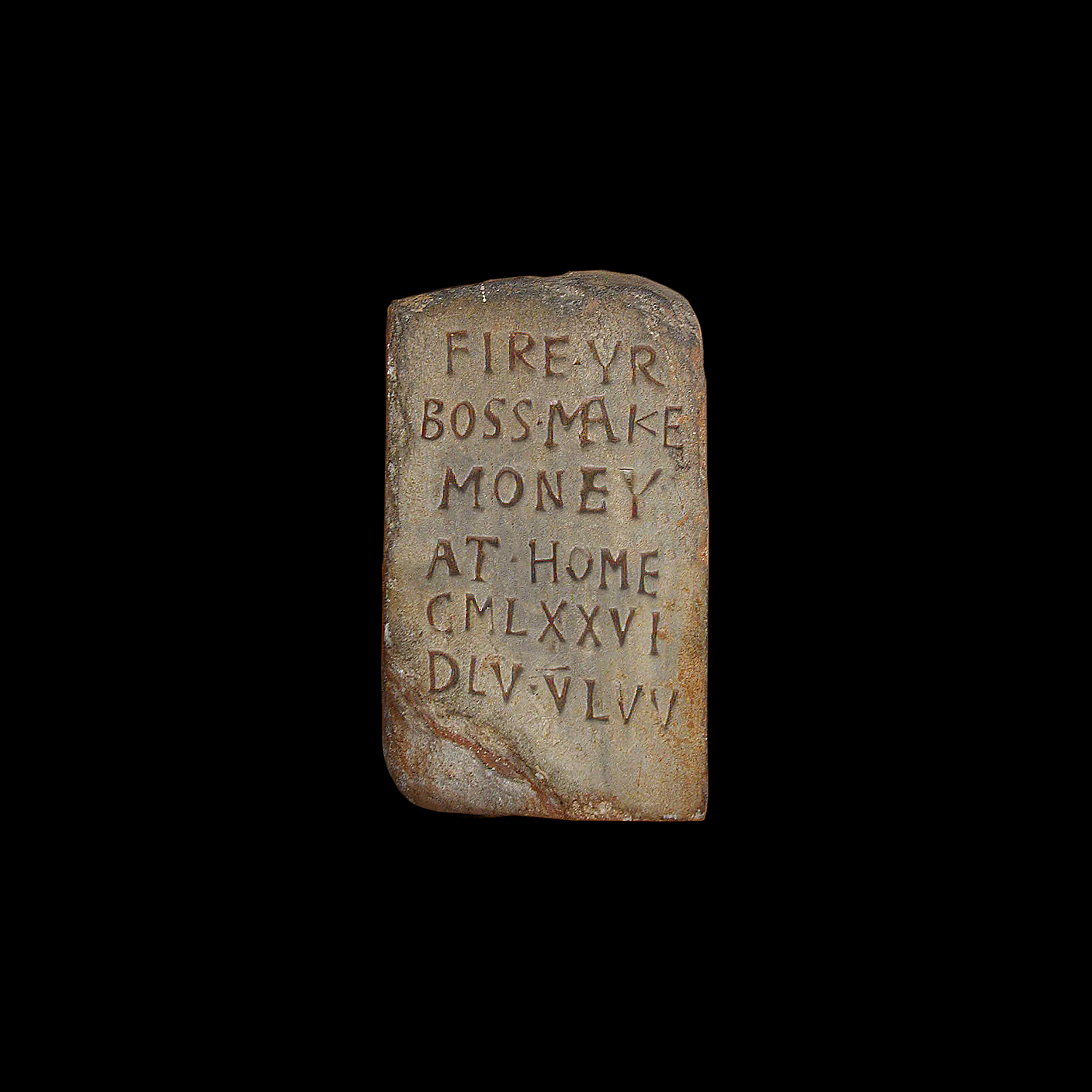 untitled (WORK AT HOME; inscribed fragment at Sant’ Ambrogio Basilico, Milan)